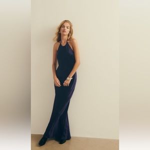 Jeany silk dress reformation